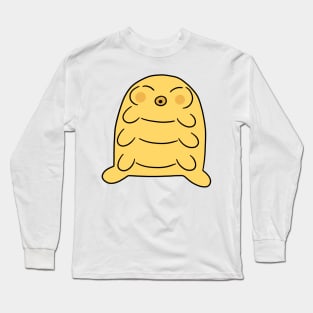 Chubby Yellow Waterbear Long Sleeve T-Shirt